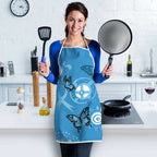 World Diabetes Day Australia Apron Blue Ribbon Butterfly Aboriginal Art - Aussie Hoodie