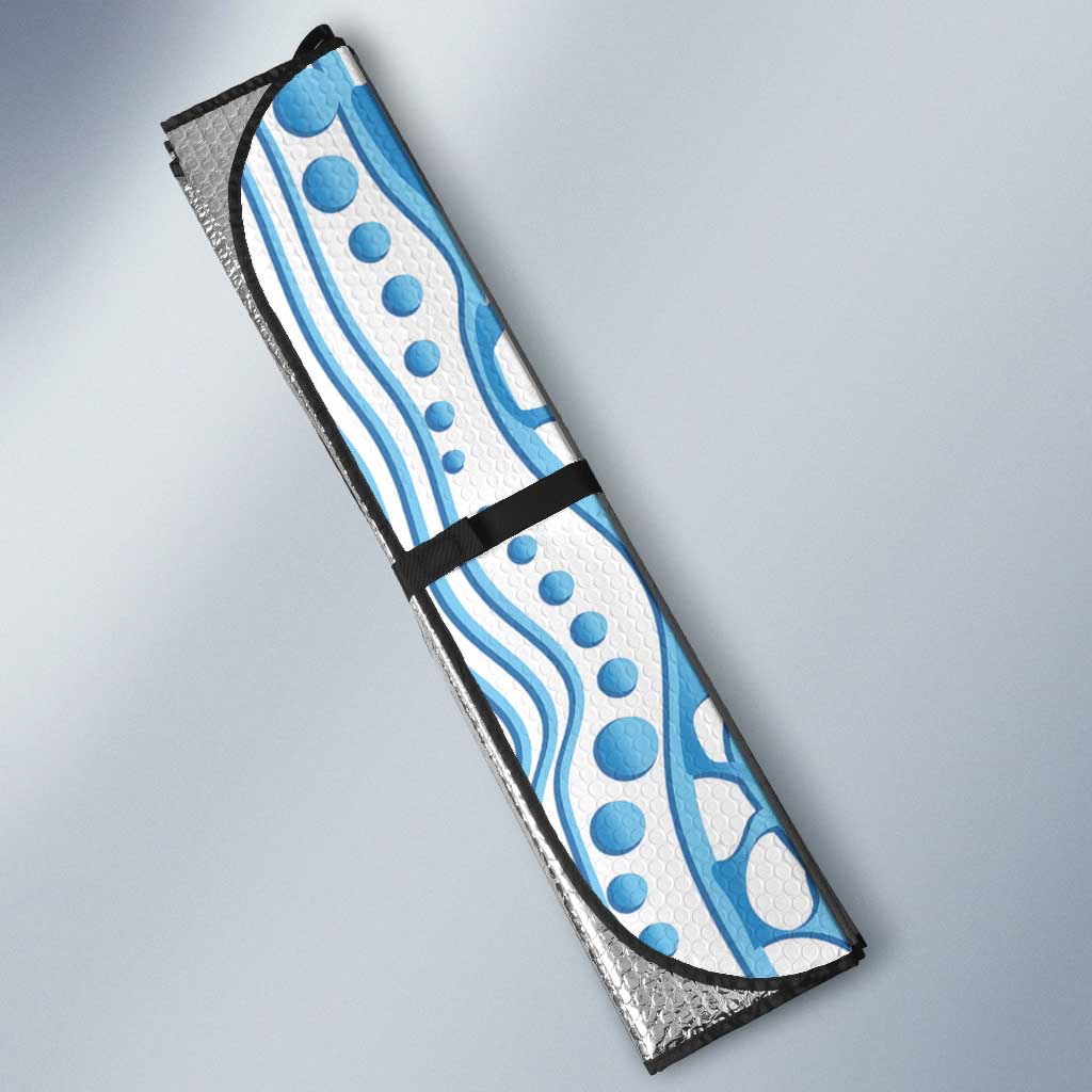 World Diabetes Day Australia Auto Sun Shade Blue Ribbon Butterfly Aboriginal Art - Aussie Hoodie