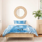 World Diabetes Day Australia Bedding Set Blue Ribbon Butterfly Aboriginal Art - Aussie Hoodie