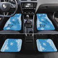 World Diabetes Day Australia Car Mats Blue Ribbon Butterfly Aboriginal Art - Aussie Hoodie