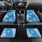 World Diabetes Day Australia Car Mats Blue Ribbon Butterfly Aboriginal Art - Aussie Hoodie