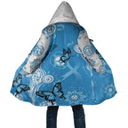 World Diabetes Day Australia Cloak Blue Ribbon Butterfly Aboriginal Art - Aussie Hoodie
