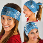 World Diabetes Day Australia Neck Gaiter Blue Ribbon Butterfly Aboriginal Art - Aussie Hoodie
