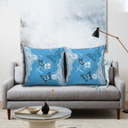 World Diabetes Day Australia Pillow Cover Blue Ribbon Butterfly Aboriginal Art - Aussie Hoodie
