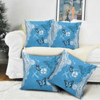 World Diabetes Day Australia Pillow Cover Blue Ribbon Butterfly Aboriginal Art - Aussie Hoodie