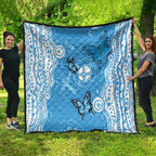 World Diabetes Day Australia Quilt Blue Ribbon Butterfly Aboriginal Art - Aussie Hoodie