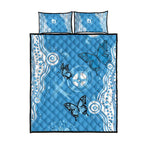 World Diabetes Day Australia Quilt Bed Set Blue Ribbon Butterfly Aboriginal Art - Aussie Hoodie