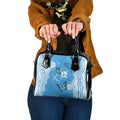 World Diabetes Day Australia Shoulder Handbag Blue Ribbon Butterfly Aboriginal Art - Aussie Hoodie