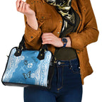 World Diabetes Day Australia Shoulder Handbag Blue Ribbon Butterfly Aboriginal Art - Aussie Hoodie
