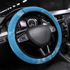 World Diabetes Day Australia Steering Wheel Cover Blue Ribbon Butterfly Aboriginal Art - Aussie Hoodie