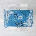 World Diabetes Day Australia Tablecloth Blue Ribbon Butterfly Aboriginal Art - Aussie Hoodie