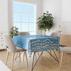 World Diabetes Day Australia Tablecloth Blue Ribbon Butterfly Aboriginal Art - Aussie Hoodie