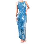 World Diabetes Day Australia Tank Maxi Dress Blue Ribbon Butterfly Aboriginal Art - Aussie Hoodie