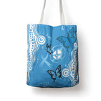 World Diabetes Day Australia Tote Bag Blue Ribbon Butterfly Aboriginal Art - Aussie Hoodie