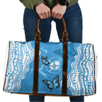 World Diabetes Day Australia Travel Bag Blue Ribbon Butterfly Aboriginal Art - Aussie Hoodie