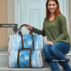 World Diabetes Day Australia Travel Bag Blue Ribbon Butterfly Aboriginal Art - Aussie Hoodie