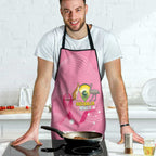 Custom Bowls Australia Breast Cancer Apron Pink Ribbon Aussie Map With Kangaroo Emu - Aussie Hoodie
