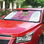 Custom Bowls Australia Breast Cancer Auto Sun Shade Pink Ribbon Aussie Map With Kangaroo Emu - Aussie Hoodie