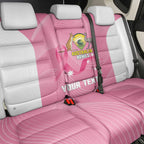 Custom Bowls Australia Breast Cancer Back Car Seat Cover Pink Ribbon Aussie Map With Kangaroo Emu - Aussie Hoodie
