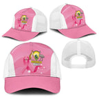 Bowls Australia Breast Cancer Baseball Net Cap Pink Ribbon Aussie Map With Kangaroo Emu - Aussie Hoodie