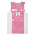 Custom Bowls Australia Breast Cancer Basketball Jersey Pink Ribbon Aussie Map With Kangaroo Emu - Aussie Hoodie