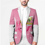 Custom Bowls Australia Breast Cancer Blazer Pink Ribbon Aussie Map With Kangaroo Emu - Aussie Hoodie