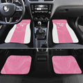 Custom Bowls Australia Breast Cancer Car Mats Pink Ribbon Aussie Map With Kangaroo Emu - Aussie Hoodie