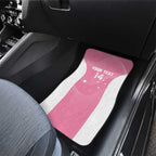 Custom Bowls Australia Breast Cancer Car Mats Pink Ribbon Aussie Map With Kangaroo Emu - Aussie Hoodie