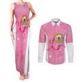Custom Bowls Australia Breast Cancer Couples Matching Tank Maxi Dress and Long Sleeve Button Shirt Pink Ribbon Aussie Map With Kangaroo Emu - Aussie Hoodie