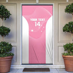 Custom Bowls Australia Breast Cancer Door Cover Pink Ribbon Aussie Map With Kangaroo Emu - Aussie Hoodie