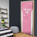 Custom Bowls Australia Breast Cancer Door Cover Pink Ribbon Aussie Map With Kangaroo Emu - Aussie Hoodie