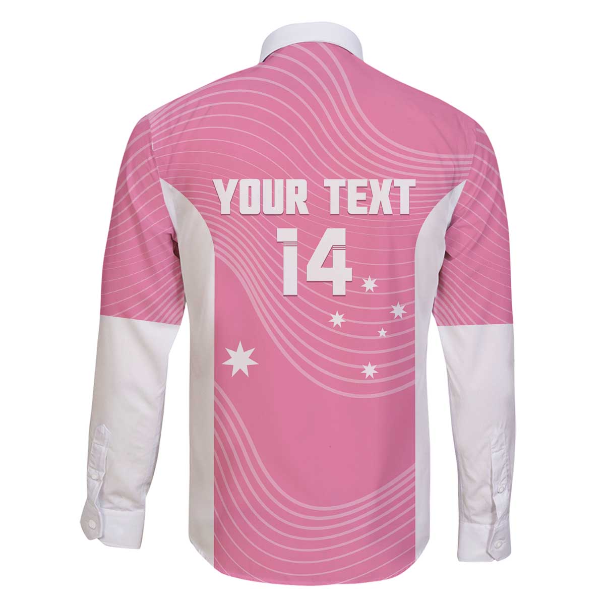 Custom Bowls Australia Breast Cancer Family Matching Off The Shoulder Long Sleeve Dress and Hawaiian Shirt Pink Ribbon Aussie Map With Kangaroo Emu - Aussie Hoodie