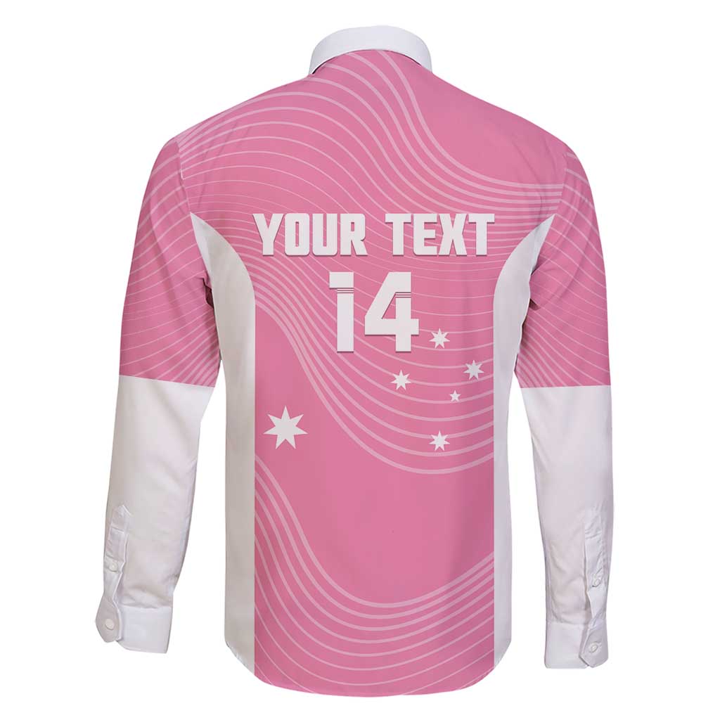 Custom Bowls Australia Breast Cancer Family Matching Short Sleeve Bodycon Dress and Hawaiian Shirt Pink Ribbon Aussie Map With Kangaroo Emu - Aussie Hoodie