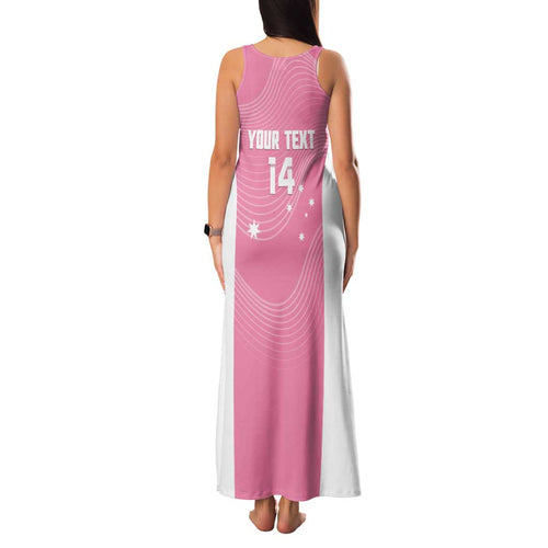 Custom Bowls Australia Breast Cancer Family Matching Tank Maxi Dress and Hawaiian Shirt Pink Ribbon Aussie Map With Kangaroo Emu - Aussie Hoodie