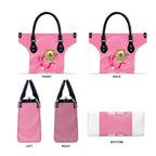 Custom Bowls Australia Breast Cancer Leather Bag Pink Ribbon Aussie Map With Kangaroo Emu - Aussie Hoodie