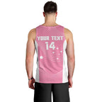 Custom Bowls Australia Breast Cancer Men Tank Top Pink Ribbon Aussie Map With Kangaroo Emu - Aussie Hoodie