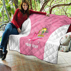 Custom Bowls Australia Breast Cancer Quilt Pink Ribbon Aussie Map With Kangaroo Emu - Aussie Hoodie