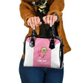 Custom Bowls Australia Breast Cancer Shoulder Handbag Pink Ribbon Aussie Map With Kangaroo Emu - Aussie Hoodie