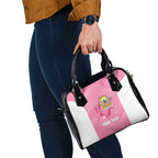 Custom Bowls Australia Breast Cancer Shoulder Handbag Pink Ribbon Aussie Map With Kangaroo Emu - Aussie Hoodie