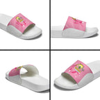 Custom Bowls Australia Breast Cancer Slide Sandals Pink Ribbon Aussie Map With Kangaroo Emu - Aussie Hoodie