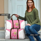 Custom Bowls Australia Breast Cancer Travel Bag Pink Ribbon Aussie Map With Kangaroo Emu - Aussie Hoodie