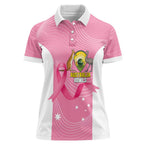 Custom Bowls Australia Breast Cancer Women Polo Shirt Pink Ribbon Aussie Map With Kangaroo Emu - Aussie Hoodie