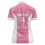 Custom Bowls Australia Breast Cancer Women Polo Shirt Pink Ribbon Aussie Map With Kangaroo Emu - Aussie Hoodie