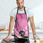 Custom Bowls Australia Breast Cancer Apron Pink Ribbon Kangaroo Aboriginal Art - Aussie Hoodie