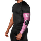 Custom Bowls Australia Breast Cancer Arm Sleeves Pink Ribbon Kangaroo Aboriginal Art - Aussie Hoodie