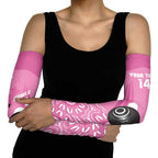 Custom Bowls Australia Breast Cancer Arm Sleeves Pink Ribbon Kangaroo Aboriginal Art - Aussie Hoodie