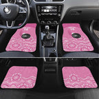 Custom Bowls Australia Breast Cancer Car Mats Pink Ribbon Kangaroo Aboriginal Art - Aussie Hoodie