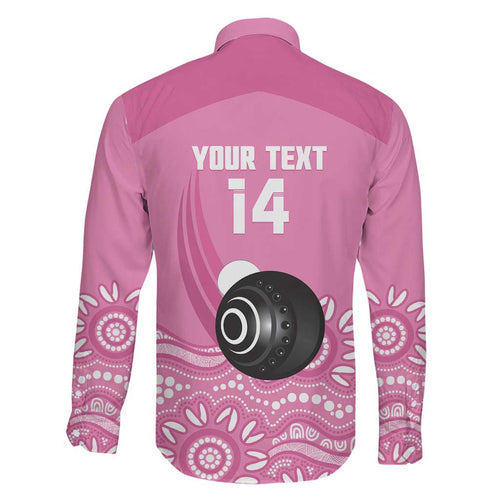 Custom Bowls Australia Breast Cancer Family Matching Mermaid Dress and Hawaiian Shirt Pink Ribbon Kangaroo Aboriginal Art - Aussie Hoodie