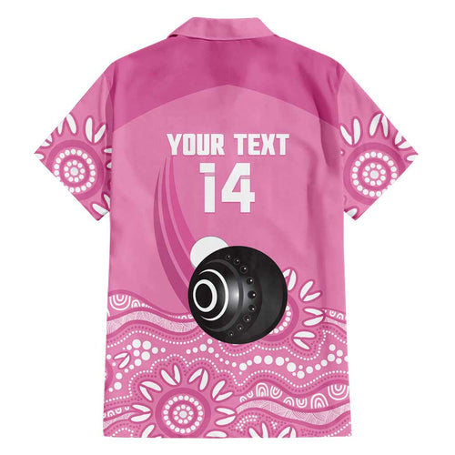 Custom Bowls Australia Breast Cancer Family Matching Puletasi and Hawaiian Shirt Pink Ribbon Kangaroo Aboriginal Art - Aussie Hoodie