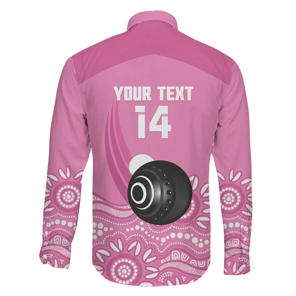 Custom Bowls Australia Breast Cancer Family Matching Puletasi and Hawaiian Shirt Pink Ribbon Kangaroo Aboriginal Art - Aussie Hoodie